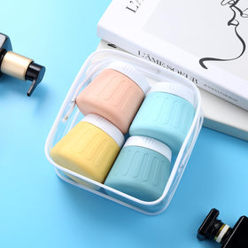 Gemice color coded jars help you locate products quickly