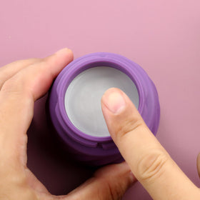 Gemice easy-fill and clean silicone jars for refillable use