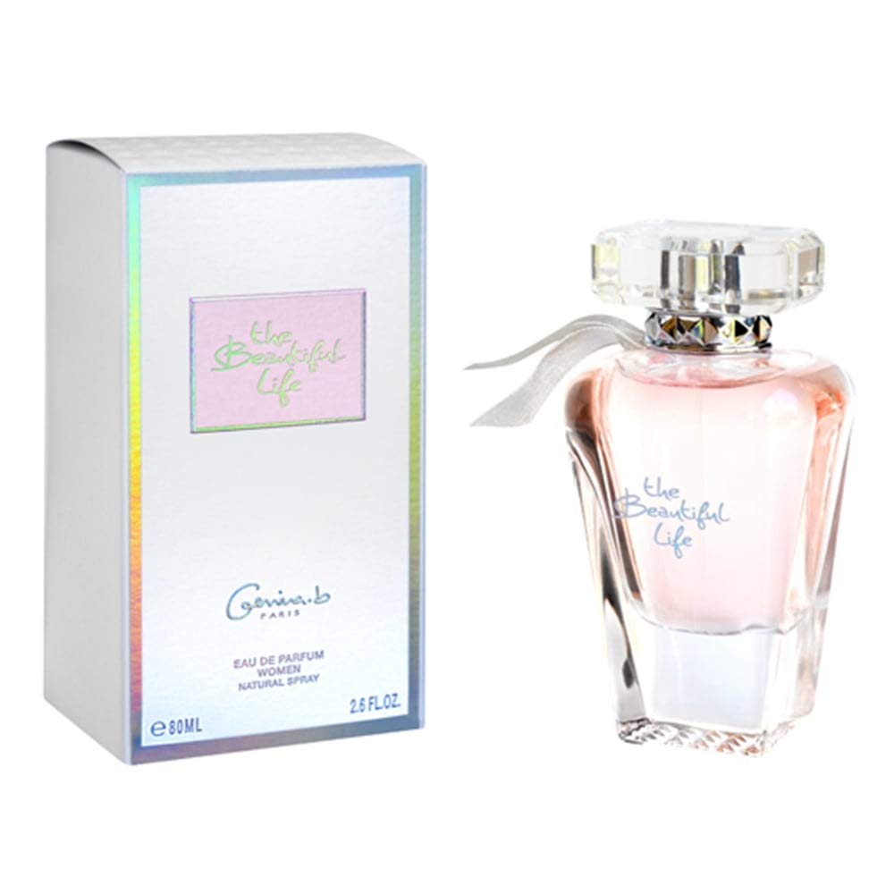 Gemina B Geparlys EDP bottle in hand demonstrating comfortable size.