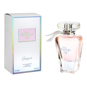 Gemina B Geparlys EDP bottle in hand demonstrating comfortable size.