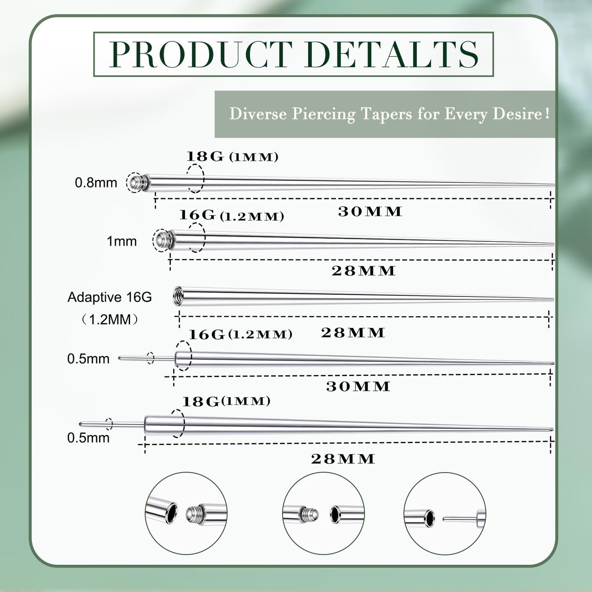 GemQUEEN piercing clamp for changing jewelry enables steady, controlled adjustments.