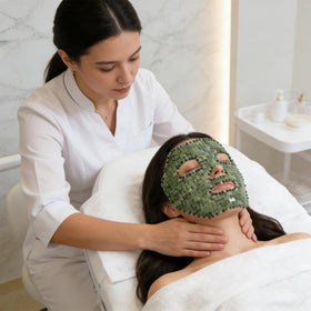 Gift-ready packaging of Gemshan Jade Mask for a thoughtful present
