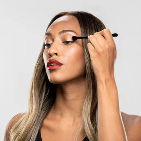 Gen See layering metallics over matte bases for dimension.