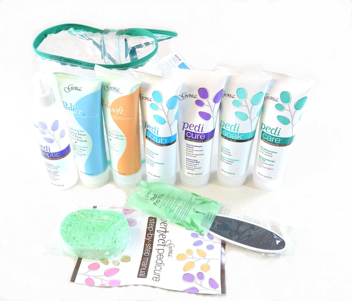 Gena Pedi Pak pumice stone and pro file for smoothing rough heels