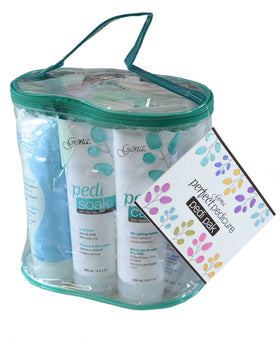 Gena Pedi Pak tote pedicure kit ideal for convenient home spa foot care