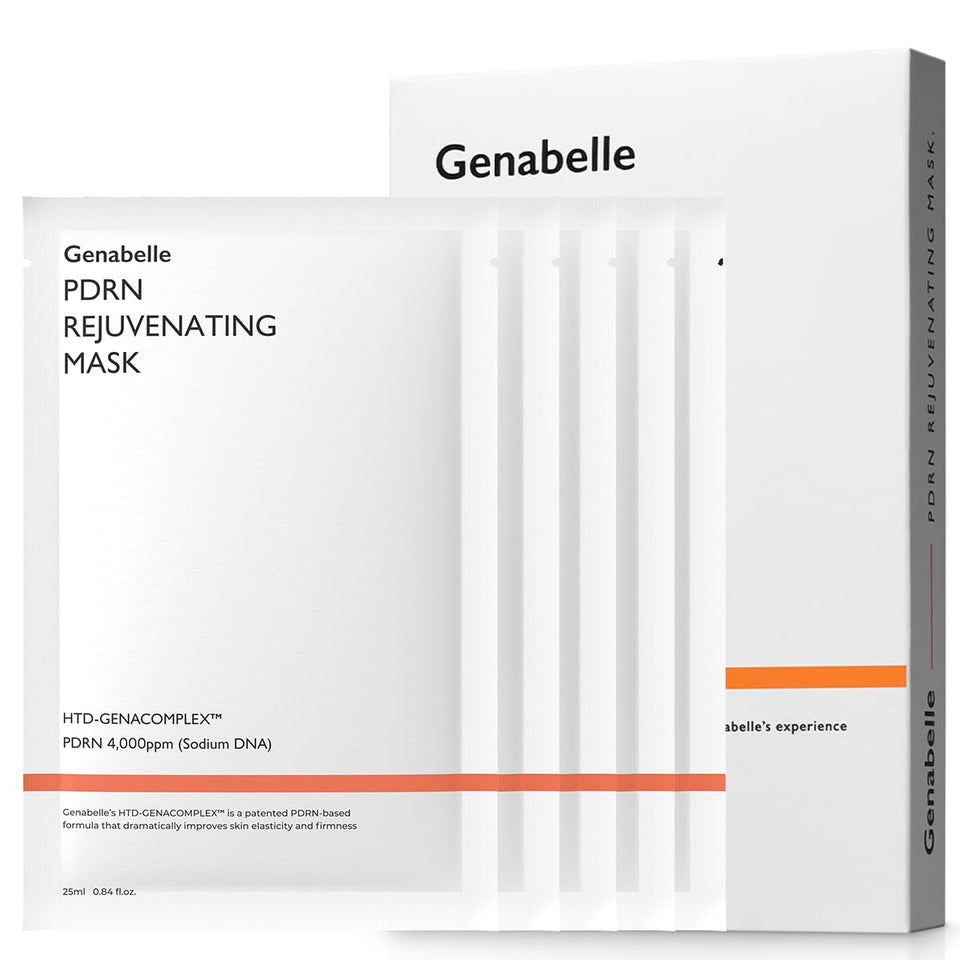 Genabelle PDRN mask sheet hydrates deeply for balanced, calm skin.