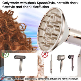 GENCAM diffuser attachment for Shark SpeedStyle Pro delivers salon-quality results at home.