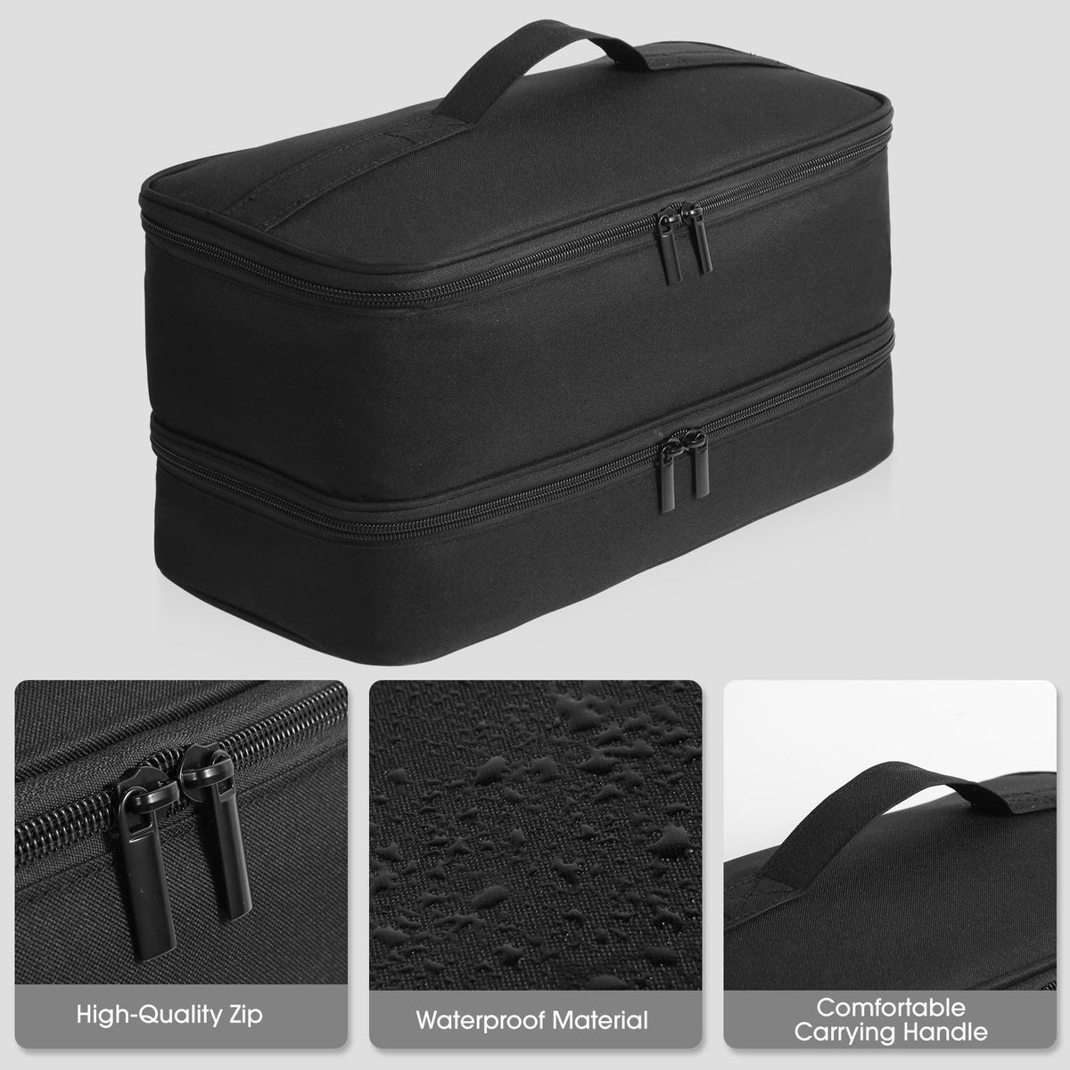 GENCAM case exterior highlights durable oxford material for protection