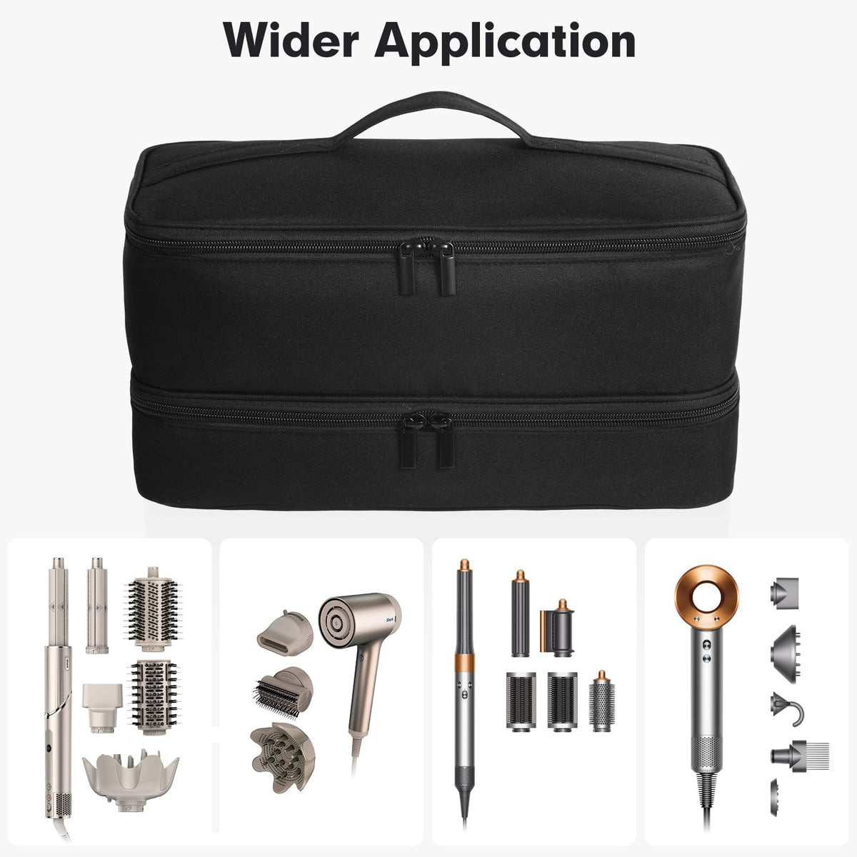 GENCAM case with wide handle and interior strap keeping the device secure