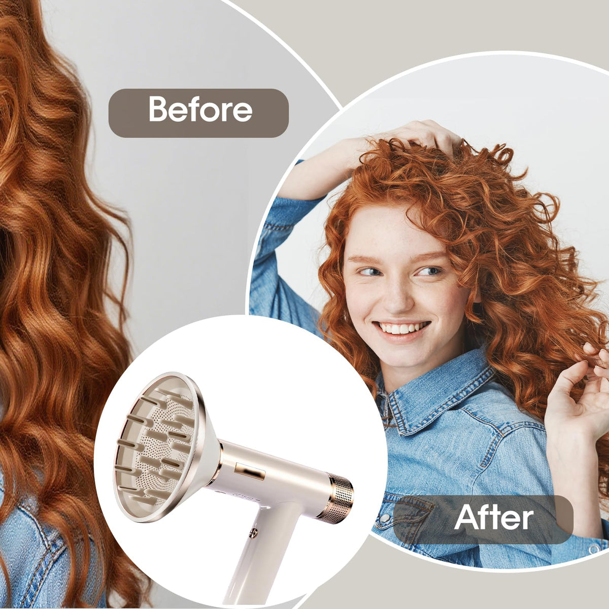 GENCAM upgraded diffuser nozzle provides smooth airflow without adapters for versatile styling.