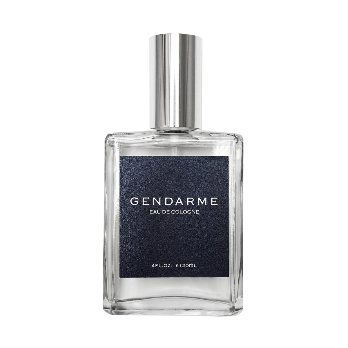 Gendarme EDC 4oz spray front view highlights crisp citrus freshness for daily wear
