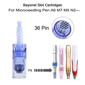 Ten-piece cartridge set for home microneedling routines