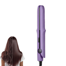 Generic 2026 mini dual 2-in-1 curling iron in purple for versatile on-the-go styling