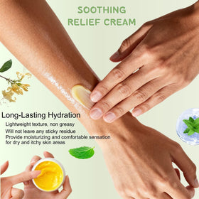 Generic Soothing Relief Cream helps dry skin areas like knees and elbows