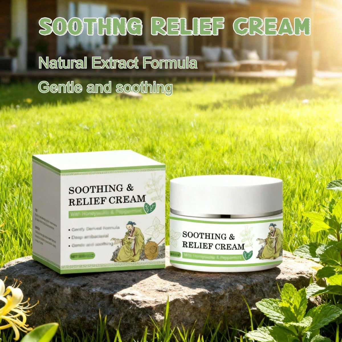 Alcohol-free and fragrance-free formula of Generic Soothing Relief Cream for sensitive skin
