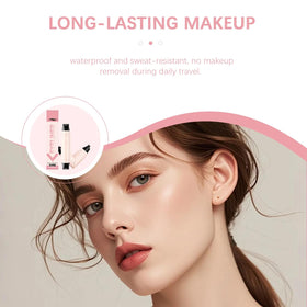 Generic 3-in-1 tool defines eyeliner, brows, and lips for versatility.