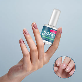 Generic 3 Days Nail Care bottle back view displaying ingredients and 16ML capacity