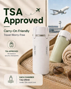 Generic 4 in 1 travel dispenser bottle leak proof cap for secure packing
