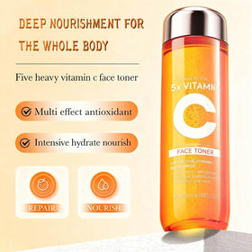 Generic 5x Vitamin C Toner for face arms legs: versatile skin care for daily use.