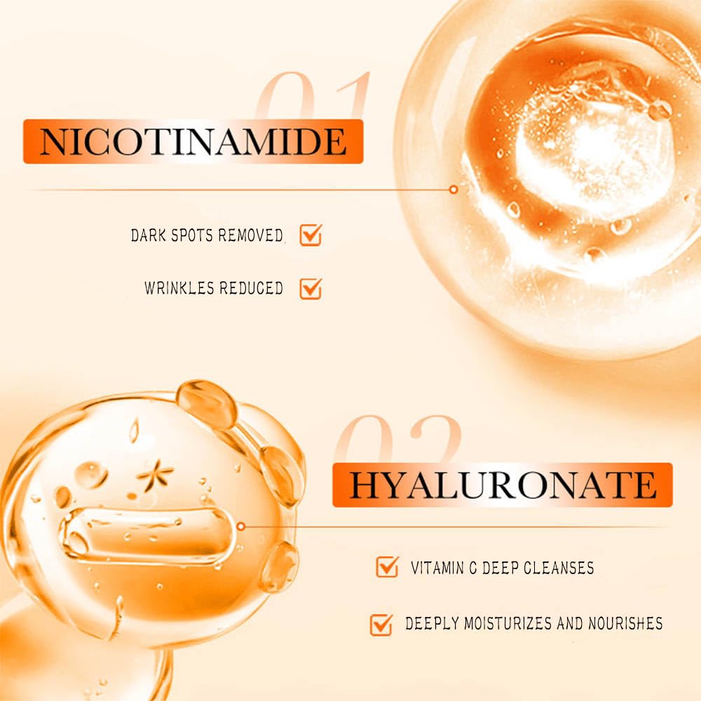 Generic 5x Vitamin C Toner ingredient drops: natural nourishment in every drop.