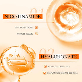 Generic 5x Vitamin C Toner ingredient drops: natural nourishment in every drop.