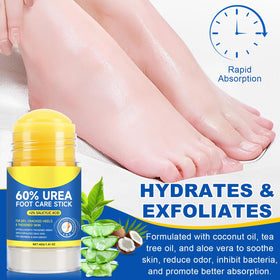 Generic 60-percent Urea Foot Cream Stick on heel skin for smoother comfort