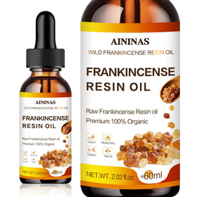 Generic AININAS Frankincense Resin Oil bottle offers soothing, deep hydration for face and body.