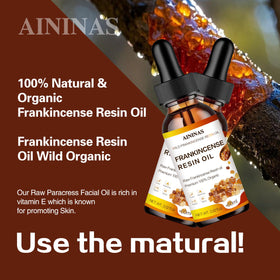 Generic AININAS Frankincense Resin Oil dropper enables precise, soothing facial application.