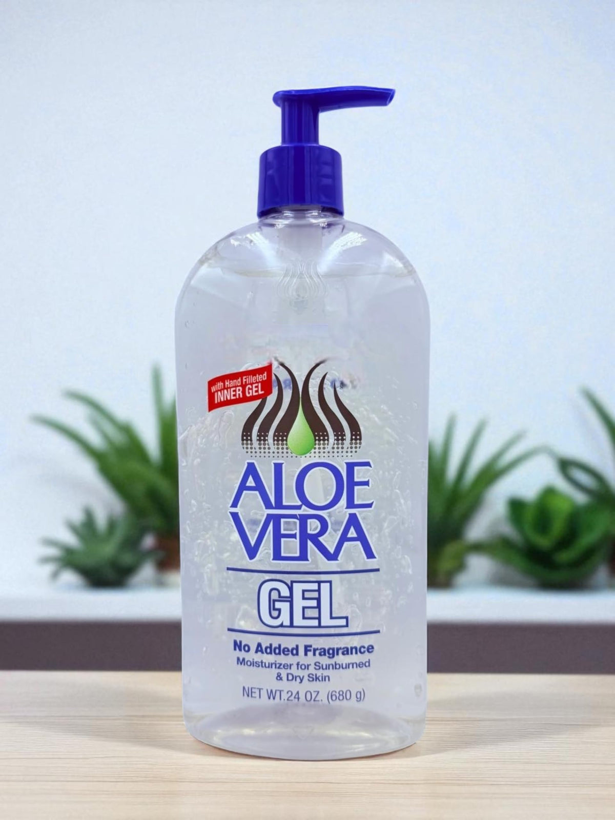 Generic Aloe Vera Gel being applied to hair for curl definition and frizz control