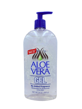 Generic Aloe Vera Gel for hair care helps tame frizz and define natural curls.