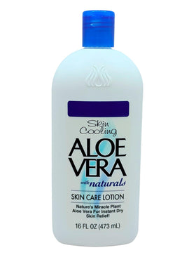 Generic Aloe Vera Skin Care Lotion texture closeup reveals lightweight non-greasy formula