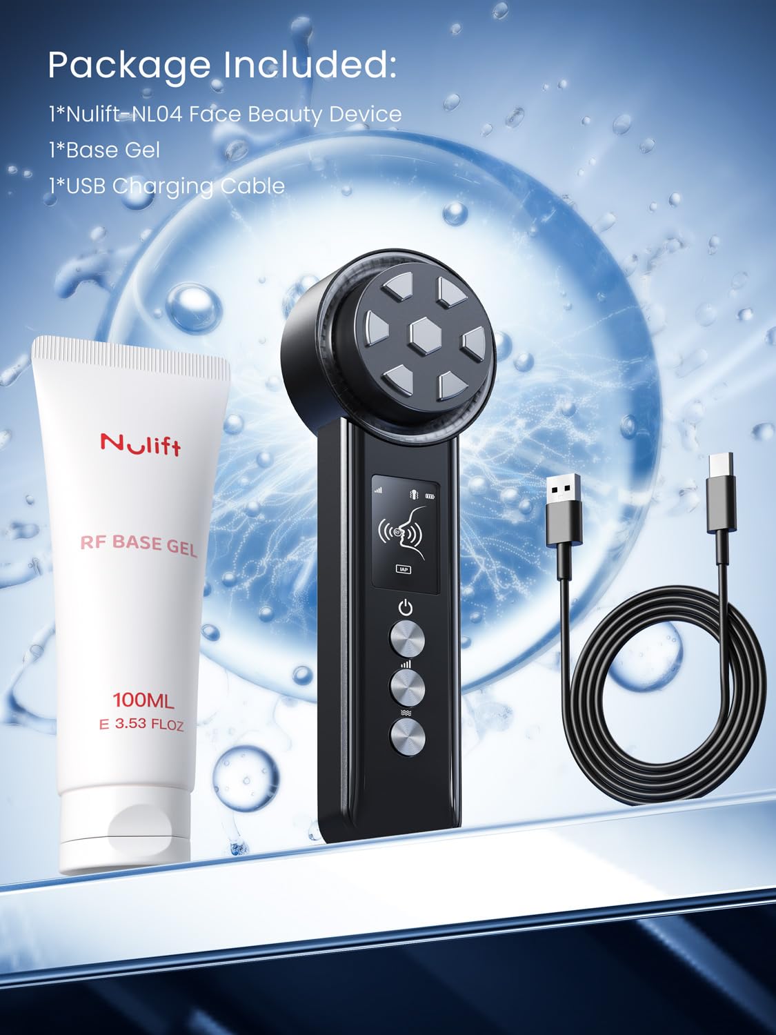 Generic at home spa device used during morning routine for daily care