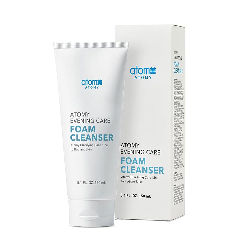 Generic A.T.O.M.Y cleanser bottle for a gentle, hydrating night cleanse.