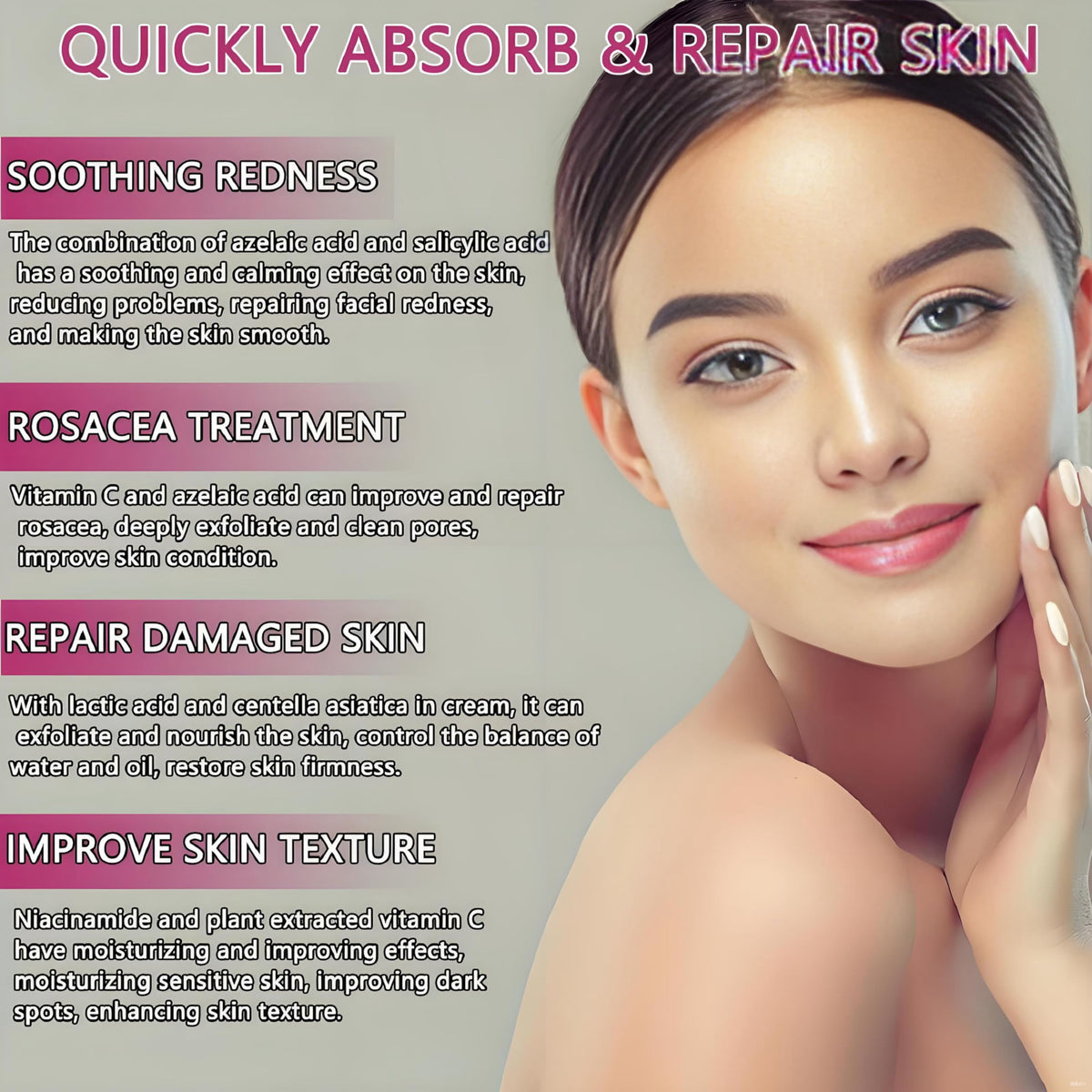 Generic Azelaic Acid Cream in morning routine for gentle care.