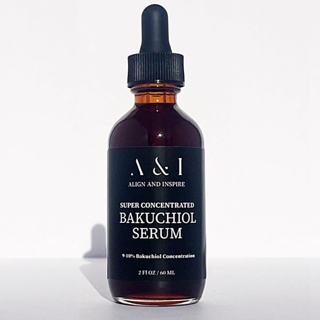 Generic Bakuchiol Serum bottle cap closeup shows a clean, plant-based formula for daily care.