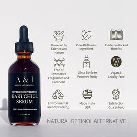 Generic Bakuchiol Serum dropper closeup emphasizes easy dosing for gentle nightly use.