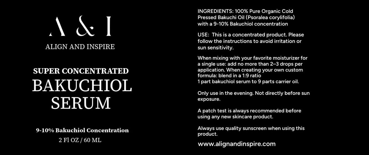 Generic Bakuchiol Serum eco-friendly packaging shows commitment to sustainability.