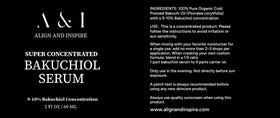 Generic Bakuchiol Serum eco-friendly packaging shows commitment to sustainability.