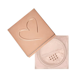 Generic Beauty Creations Bye Filter loose setting powder jar brightens under-eye areas.