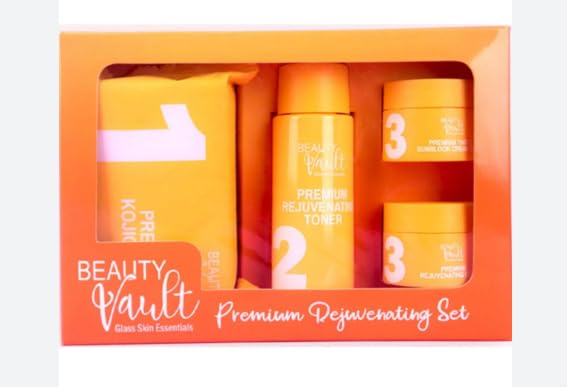 Generic Beauty Vault Rejuvenating Set in new packaging, ideal for streamlined daily skincare.