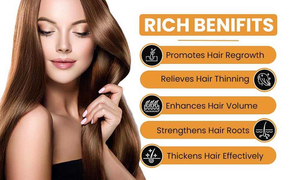 Generic Beef Tallow shampoo bottle demonstrates stronger-looking strands.