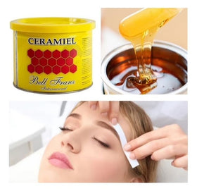 Generic Beeswax 240 g apply-strip, secure adhesion for smooth depilation on sensitive areas.