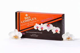 Close-up of packaging for Generic Bio Complex.