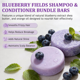 Generic Blueberry Fields conditioner bar nourishing dry hair for smoother strands