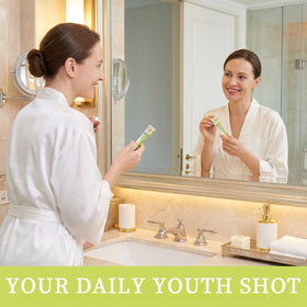 Generic Botoxmix Vita-A Shot Cream application swatch demonstrates wrinkle and pore-fighting potential