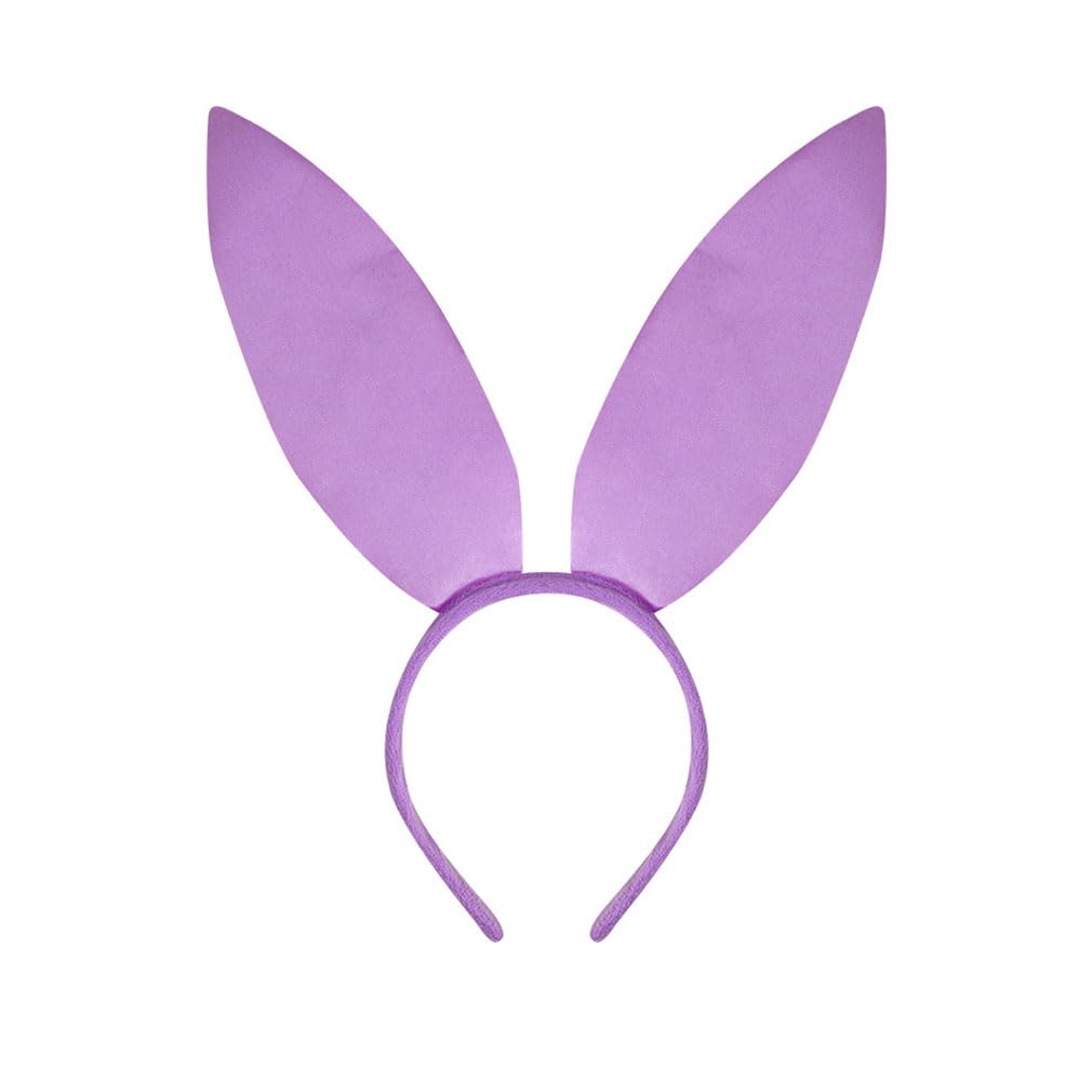 Generic Bunny Ear Headband purple ears for cosplay and parties.
