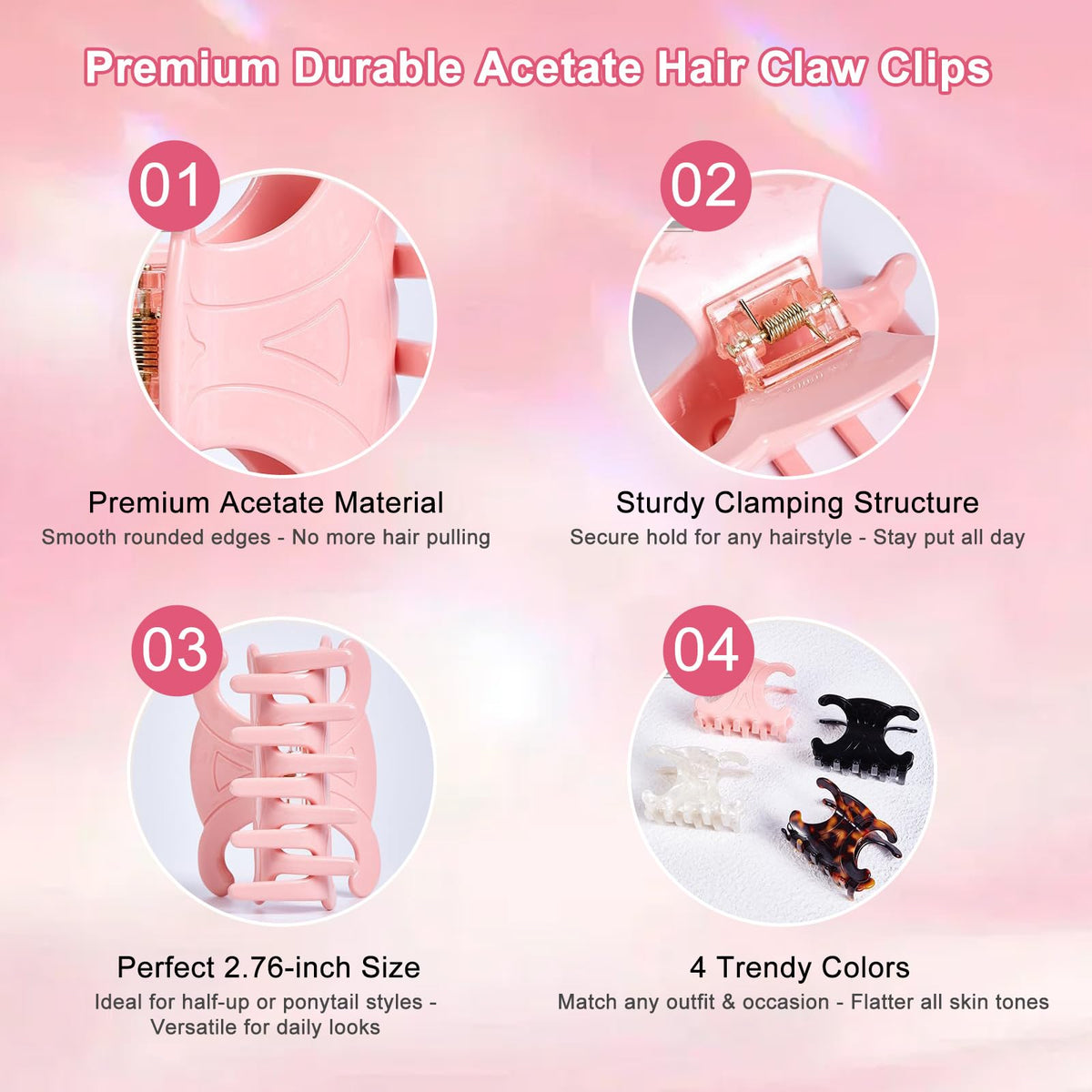 Generic butterfly clip complements updos and half-up styles for polish