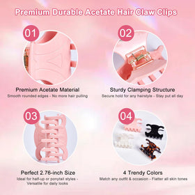 Generic butterfly clip complements updos and half-up styles for polish