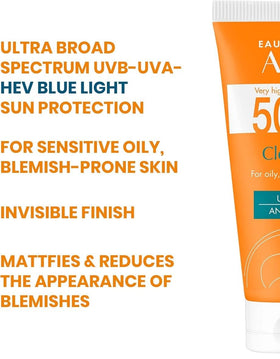 Generic Clean Solaire SPF 50 glides on skin smoothly for daily protection.