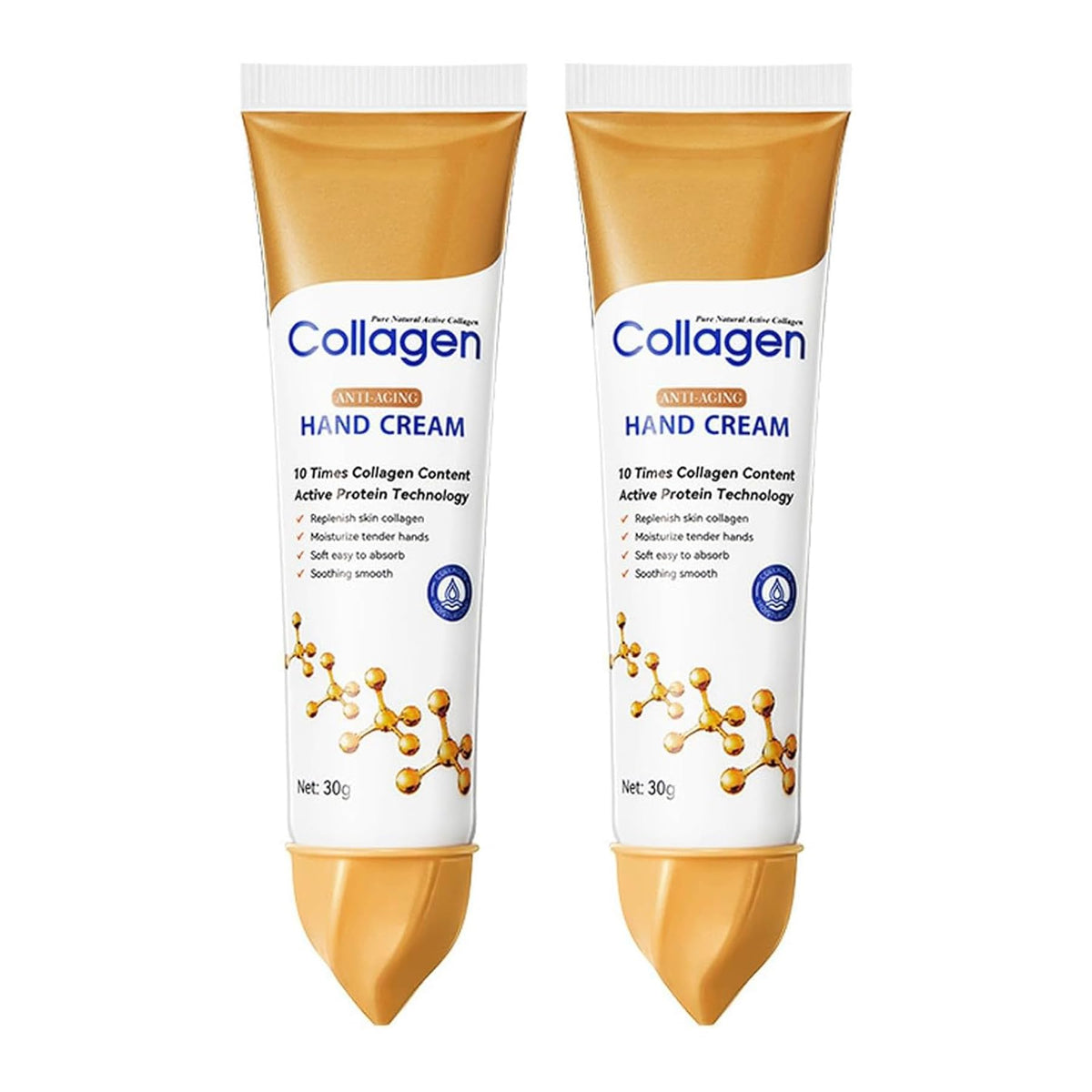 Generic Collagen Hand Cream bottle showing 10x protein for firmer skin.